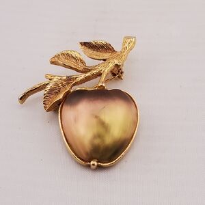 Sarah Coventry Apple Brooch